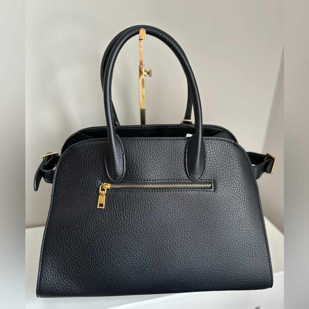 Viral on TikTok Miztique Black Satchel Tote with Buckle detail NWT ✨ - Picture 4 of 8